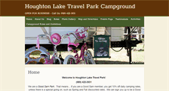 Desktop Screenshot of houghtonlaketravelparkcampground.com